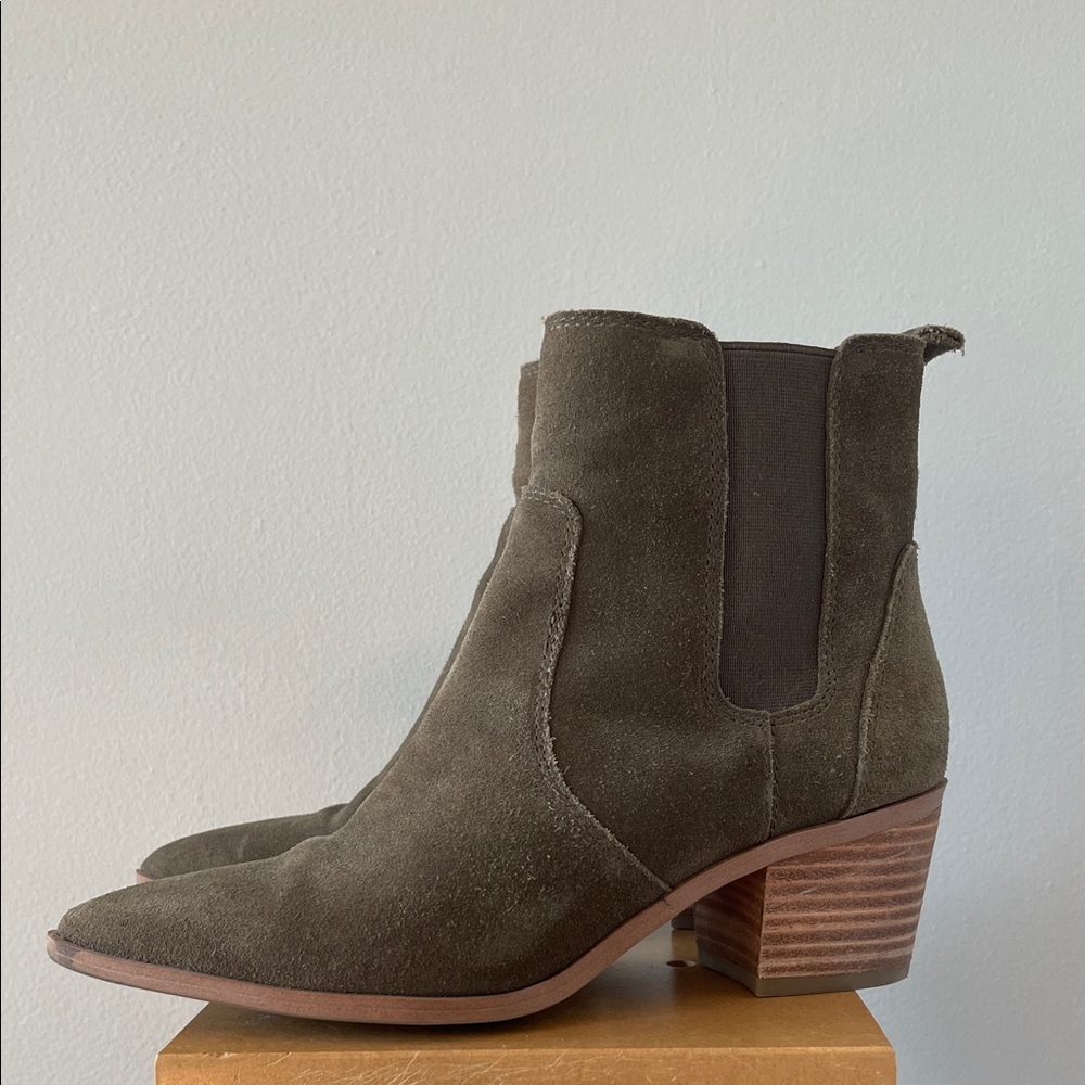 Franco Sarto Leather Ankle Booties